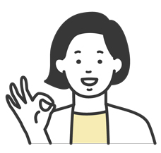喜ぶ女性の画像