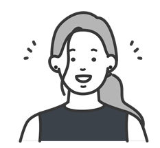 喜ぶ女性の画像