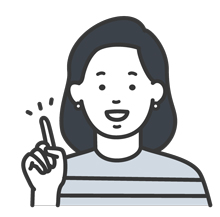 喜ぶ女性の画像