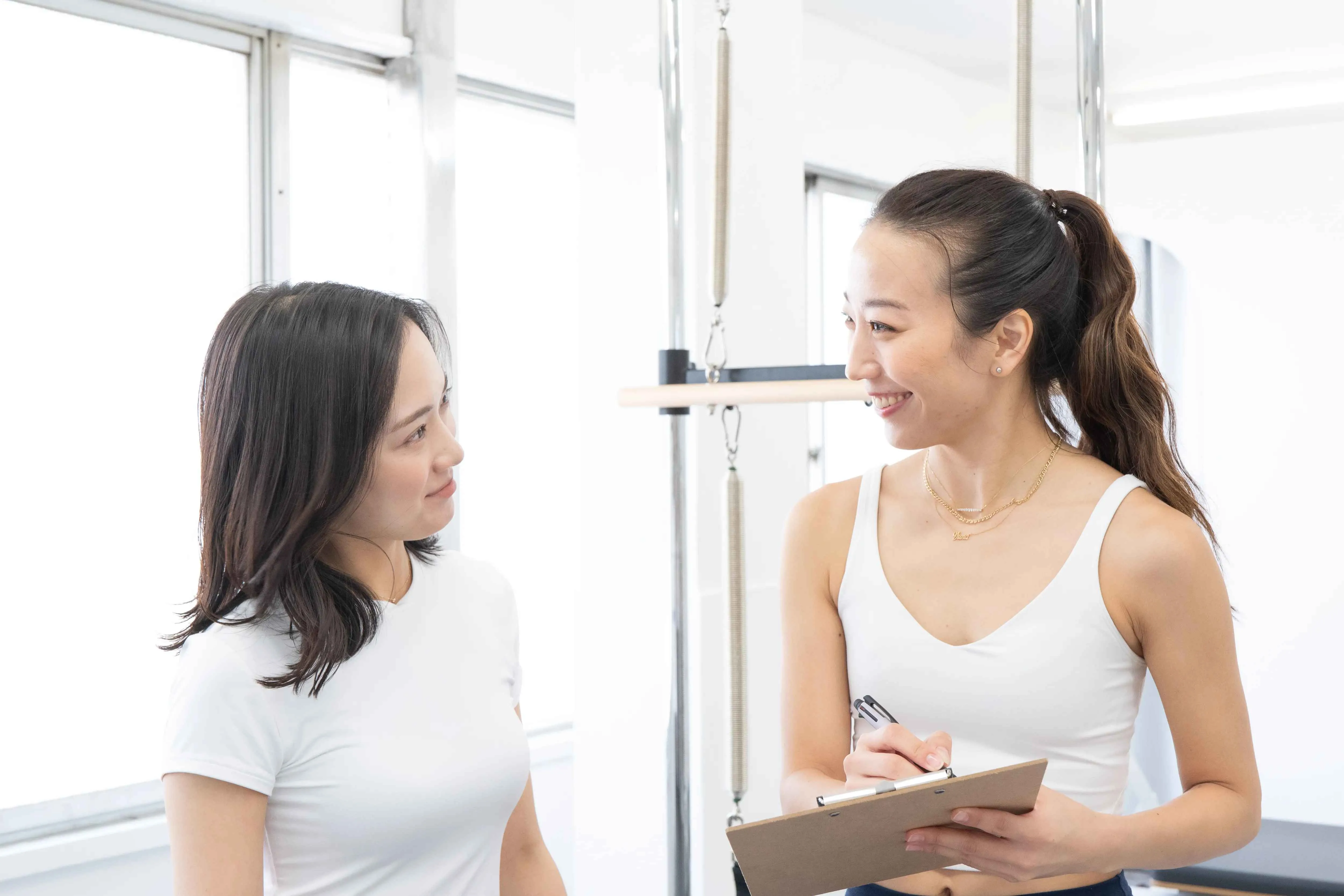 Studio I'llでお客様と対話するトレーナー